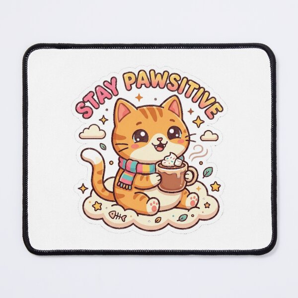 Item preview, Kawaii Adorable Chibi Cat Sticker - Cute Meow Pastel Art designed and sold by Bangcen.