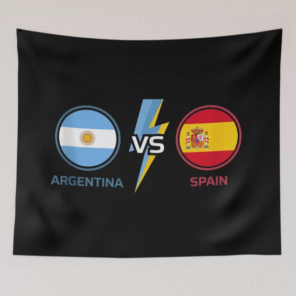 Item preview, Argentina vs Spain Football Rivalry for Soccer Fans Worldwide designed and sold by PhocoNibict.