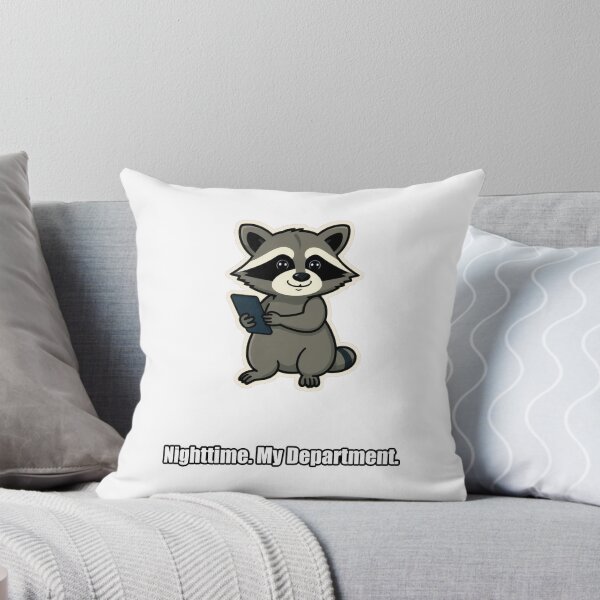 Item preview, Raccoon - Nighttime My Department - Funny Raccoon Gift designed and sold by pawdrops.