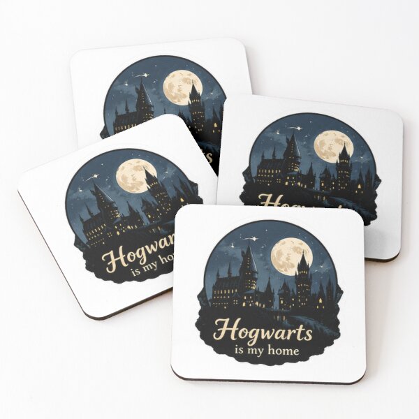 Item preview, Hogwarts Is My Home  | Magical Castle Moon Fantasy Vinyl Decal designed and sold by suh shop.