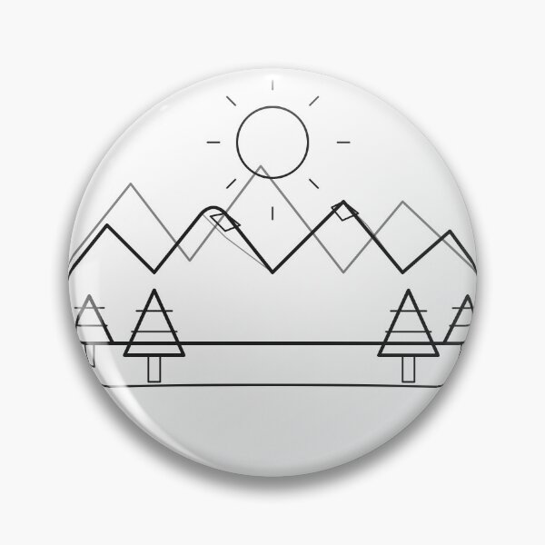 Item preview, Sketchy Mountains designed and sold by Slortbarn.