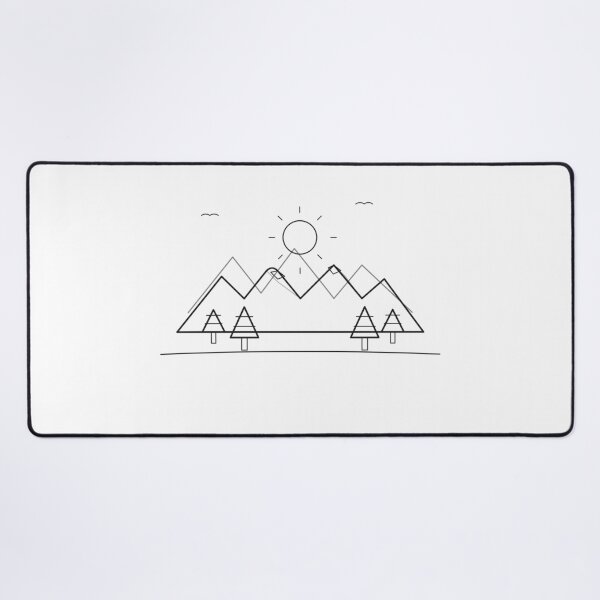 Item preview, Sketchy Mountains designed and sold by Slortbarn.