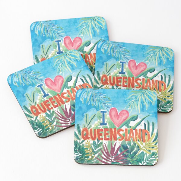 Item preview, I Love Queensland Australia  designed and sold by PamLeeDesign.