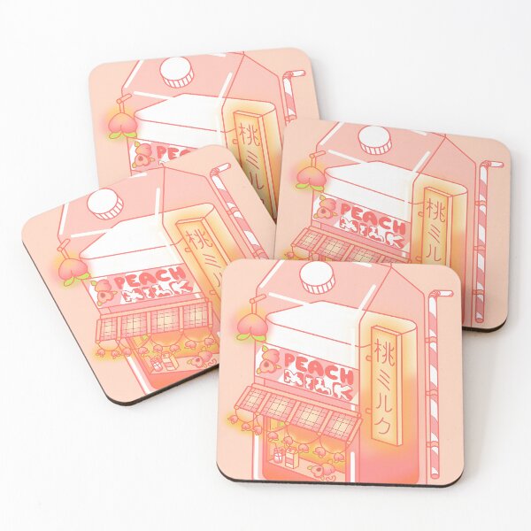Item preview, Peach Milk Shop designed and sold by NinkleArt.