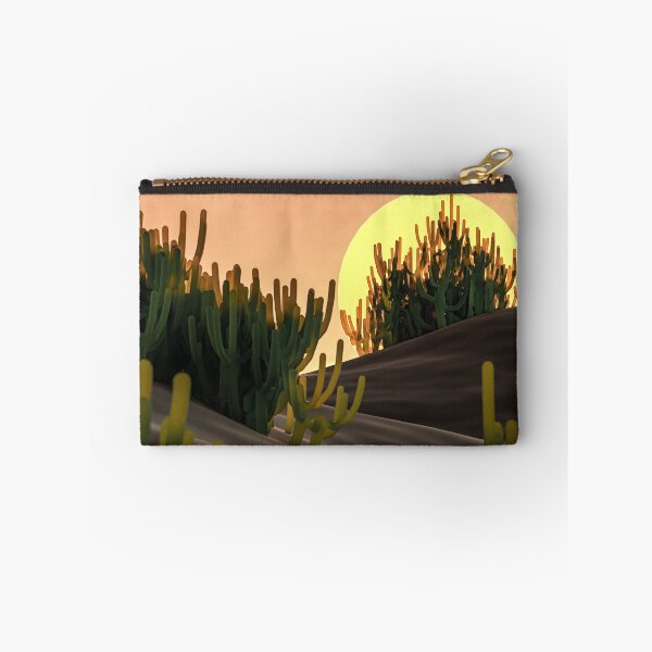 Item preview, Desert Cactus Sunset 3D Digital Art designed and sold by Keltoi-art.