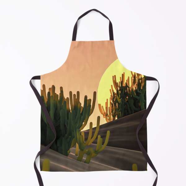 Item preview, Desert Cactus Sunset 3D Digital Art designed and sold by Keltoi-art.