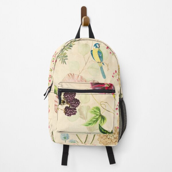 Item preview, Vintage Botanical Birds & Floral Pattern designed and sold by behappyandrelax.