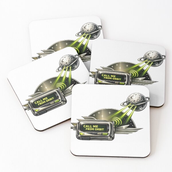 Item preview, Chrome Neo Deco Lunar Pager Aliencore Graphic designed and sold by TheRealTaria.