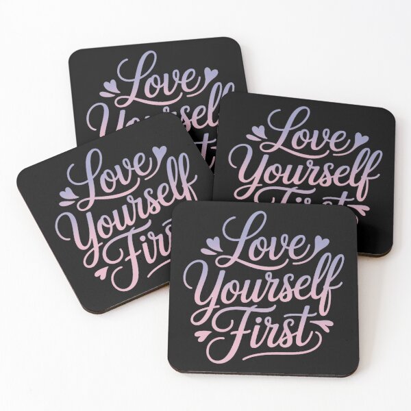 Item preview, Love Yourself First – Positive Self Care Aesthetic designed and sold by New Texas Republic.
