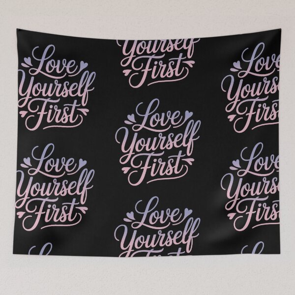 Item preview, Love Yourself First – Positive Self Care Aesthetic designed and sold by New Texas Republic.