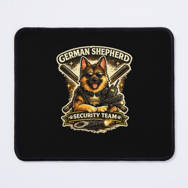 Item preview, German Shepherd Security Team designed and sold by RetroPlus.