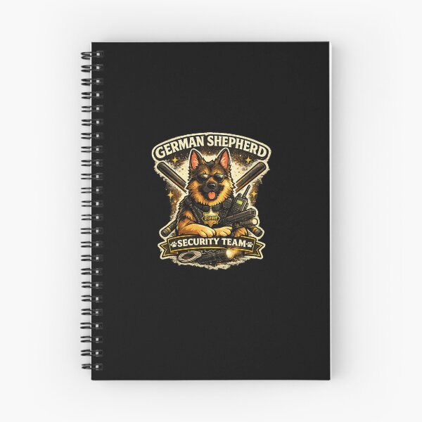 Item preview, German Shepherd Security Team designed and sold by RetroPlus.