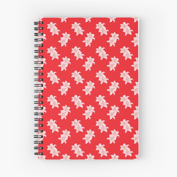 Item preview, Red Floral Seamless Pattern with Pink Flowers designed and sold by BigDigital.