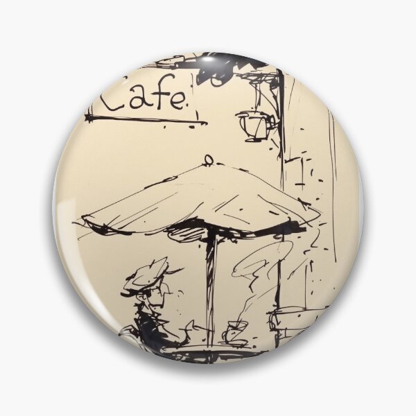 Item preview, Vintage Paris Café Sketch designed and sold by Primeneststudio.