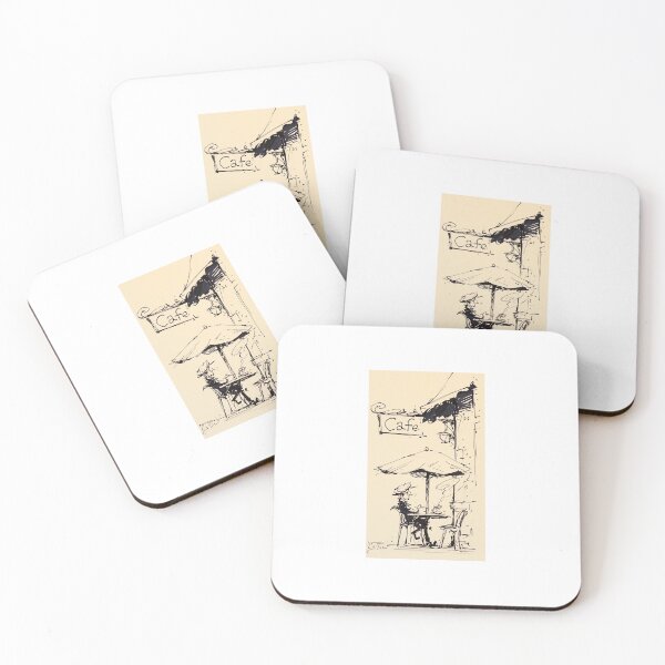 Item preview, Vintage Paris Café Sketch designed and sold by Primeneststudio.