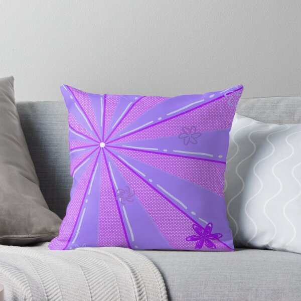 Item preview, Retro Purple Sunburst Pop Art Pattern designed and sold by Cloud-Siren.