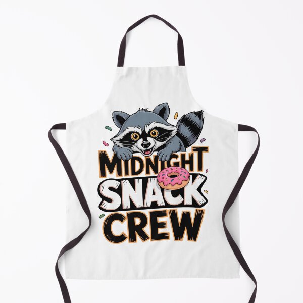 Item preview, Funny Midnight Snack Crew Raccoon Typography Art designed and sold by Outlet Raloel.