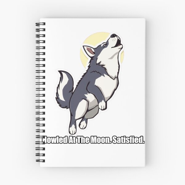 Item preview, Husky - Howled At The Moon Satisfied - Funny Husky Gift designed and sold by pawdrops.