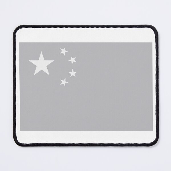Item preview, Minimalist Grayscale China Flag designed and sold by T-domain.