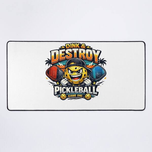 Item preview, Dink & Destroy Pickleball Shirt | Funny Pickleball Player Gift | Retro Pickleball Graphic Tee designed and sold by PickleballPulse.