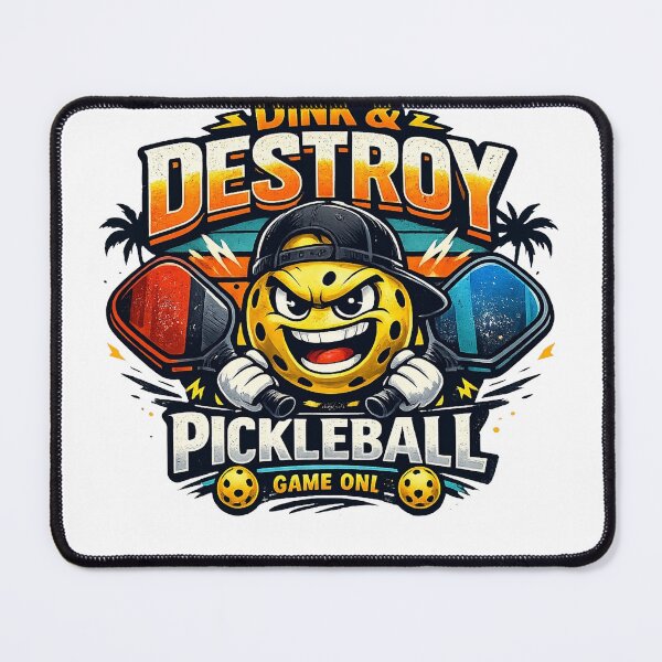 Item preview, Dink & Destroy Pickleball Shirt | Funny Pickleball Player Gift | Retro Pickleball Graphic Tee designed and sold by PickleballPulse.