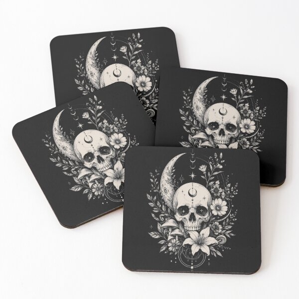 Item preview, Gothic Floral Line Art | Dark Academia Aesthetic designed and sold by TrendyTadka.