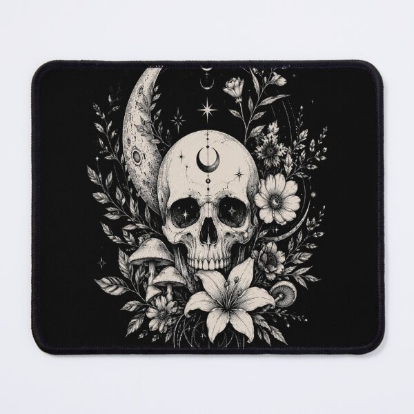 Item preview, Gothic Floral Line Art | Dark Academia Aesthetic designed and sold by TrendyTadka.