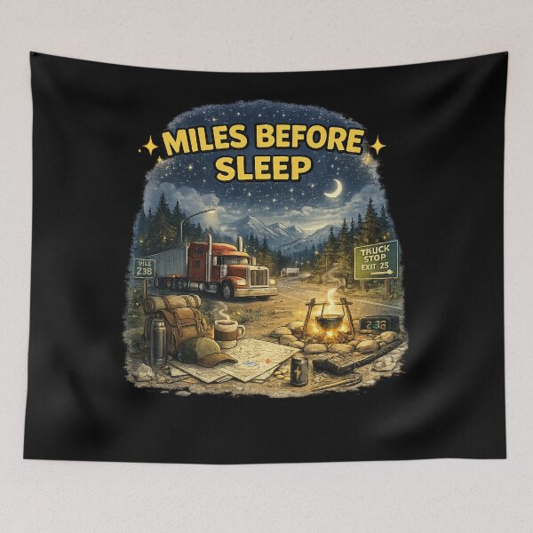 Item preview, Miles Before Sleep Truck designed and sold by RetroPlus.