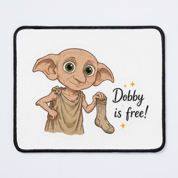 Item preview, Dobby Is Free | Cute Magical House Elf Fantasy Vinyl Decal designed and sold by suh shop.