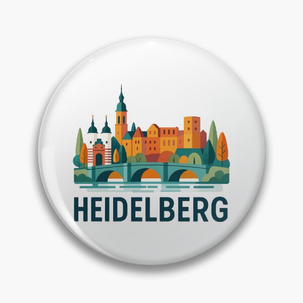Item preview, Heidelberg Germany Travel Souvenir - Castle & Old Bridge Art designed and sold by OzzFrequency.