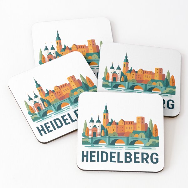 Item preview, Heidelberg Germany Travel Souvenir - Castle & Old Bridge Art designed and sold by OzzFrequency.
