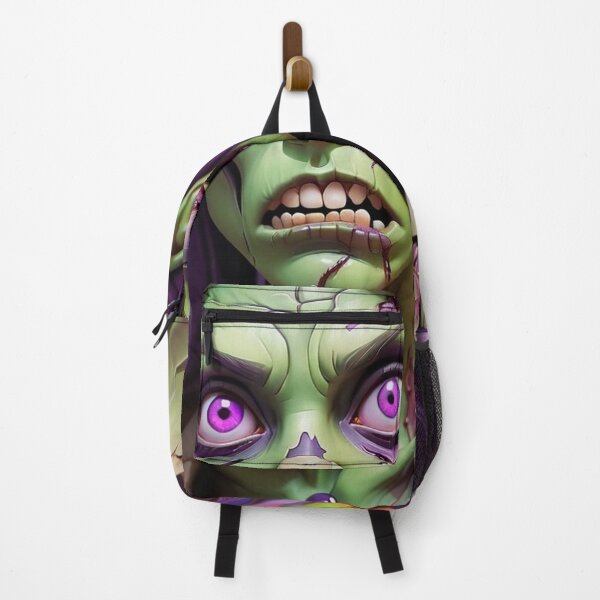 Item preview, Halloween Purple Green Female Zombie Undead Walking Dead designed and sold by GaffaDesigns.