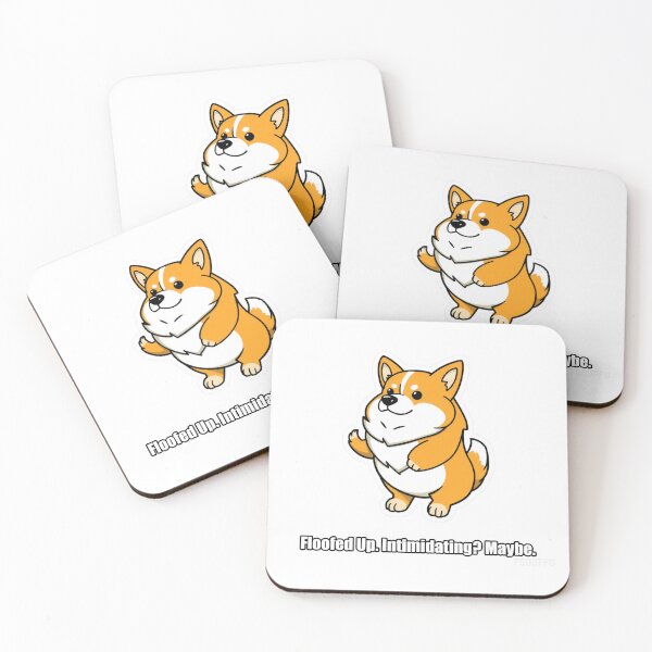 Item preview, Corgi - Floofed Up Intimidating Maybe - Funny Corgi Gift designed and sold by pawdrops.