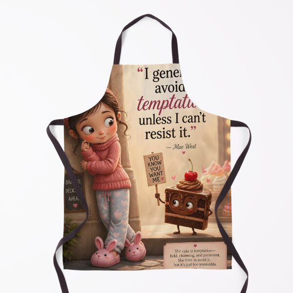 Item preview, Mae West Quote Irresistible Temptation designed and sold by sigmaartstudio.