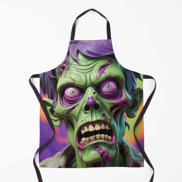 Item preview, Halloween Purple Green Zombie Undead Walking Dead designed and sold by GaffaDesigns.