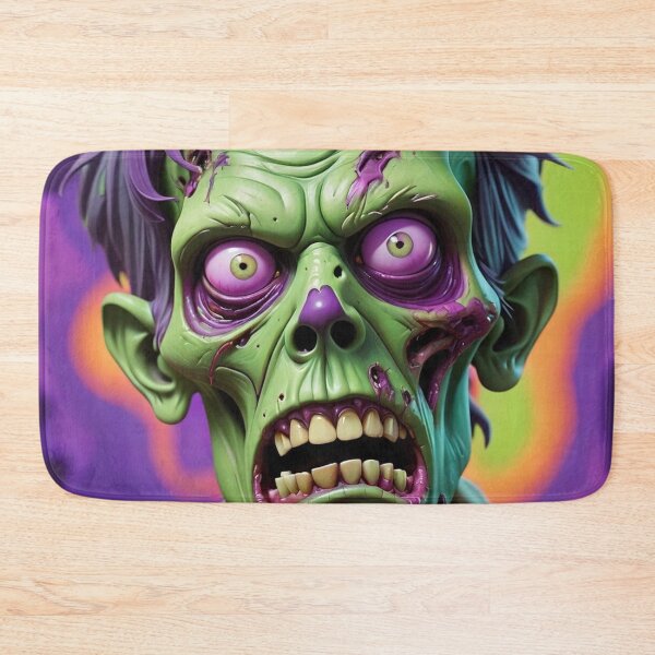 Item preview, Halloween Purple Green Zombie Undead Walking Dead designed and sold by GaffaDesigns.