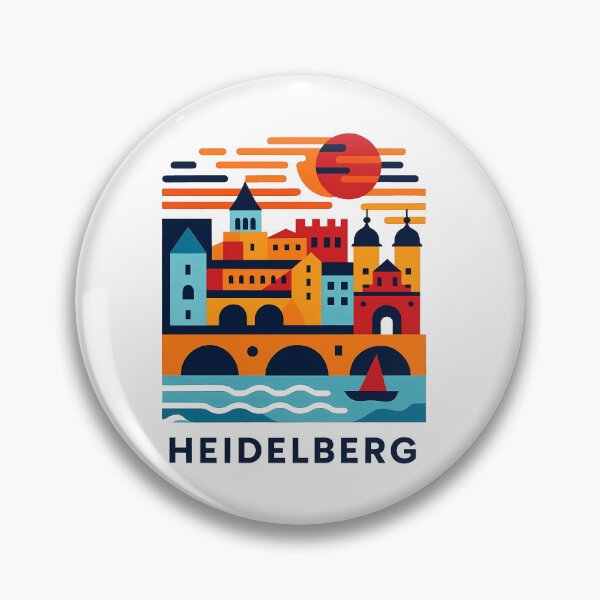 Item preview, Heidelberg Germany Travel Souvenir - Castle & Old Bridge Art designed and sold by OzzFrequency.