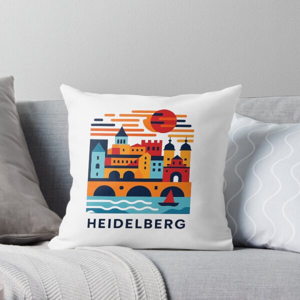 Artikelvorschau, Heidelberg Deutschland Reisesouvenir – Schloss- und Alte-Brücke-Kunst entworfen und verkauft von OzzFrequency.