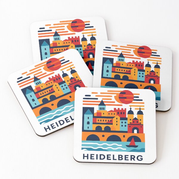 Item preview, Heidelberg Germany Travel Souvenir - Castle & Old Bridge Art designed and sold by OzzFrequency.