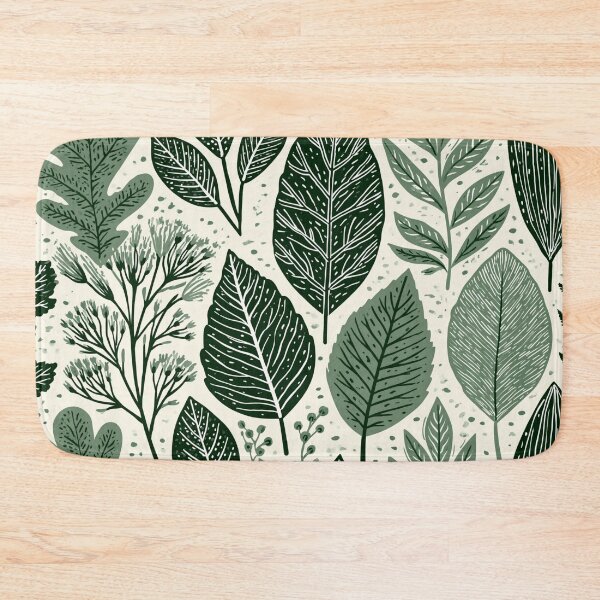 Item preview, Botanical Green Leaves Seamless Pattern All-Over-Print designed and sold by VectorForge.