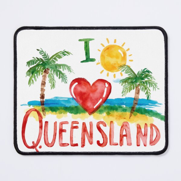 Item preview, I Love Queensland Australia designed and sold by PamLeeDesign.