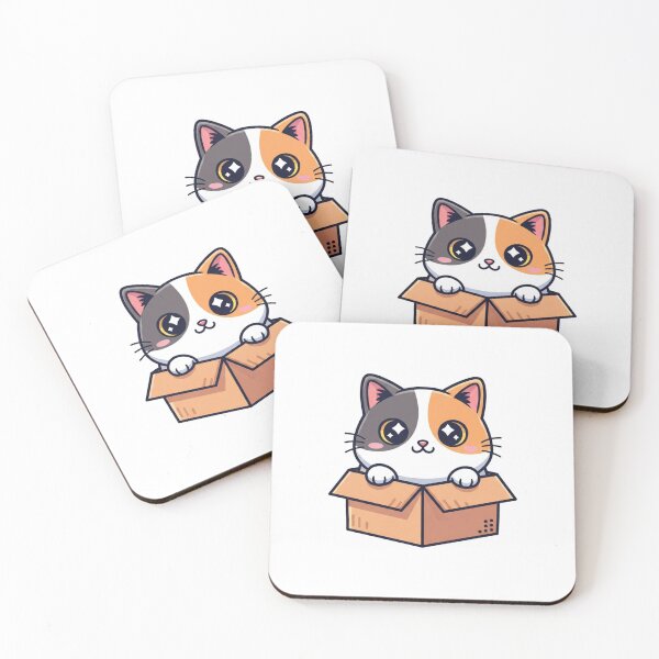 Item preview, Cute If I Fits I Sits Funny Cat Meme Cartoon Art designed and sold by Bangcen.