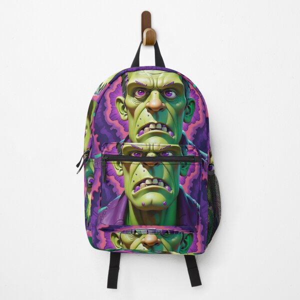 Item preview, Halloween Purple Green Frankenstein Classic Monster designed and sold by GaffaDesigns.