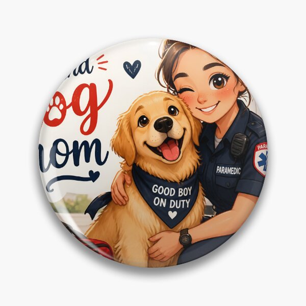 Item preview, Paramedic and Dog Mom — Funny Paramedic Dog Mom Gift Shirt designed and sold by DoggyDayLove.