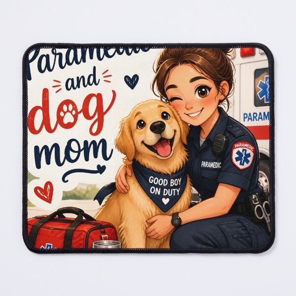 Item preview, Paramedic and Dog Mom — Funny Paramedic Dog Mom Gift Shirt designed and sold by DoggyDayLove.