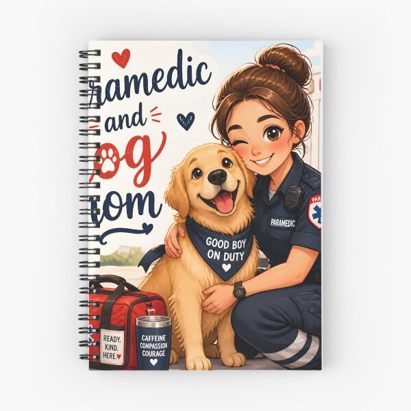 Item preview, Paramedic and Dog Mom — Funny Paramedic Dog Mom Gift Shirt designed and sold by DoggyDayLove.