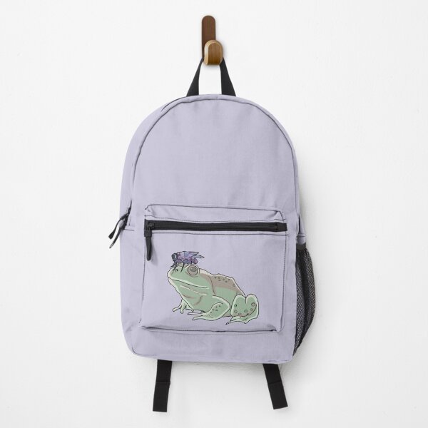 Item preview, Frog with Fly Illustration - Cottagecore and Goblincore Aesthetic Art designed and sold by LeshanArt.