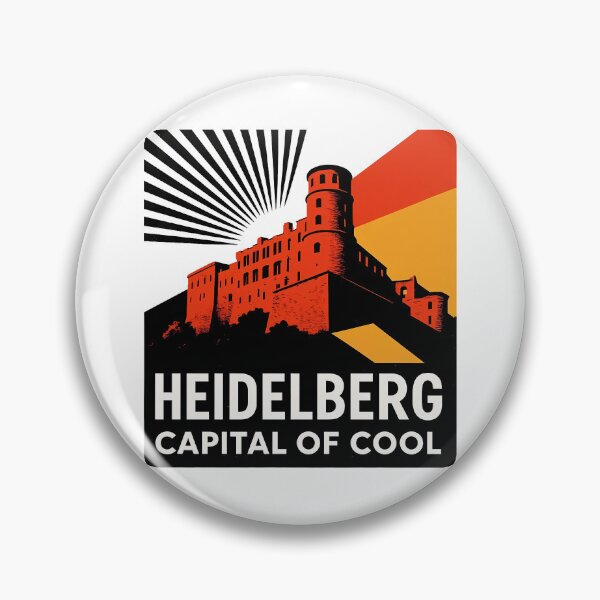 Item preview, Heidelberg Germany Travel Souvenir - Castle & Old Bridge Art designed and sold by OzzFrequency.