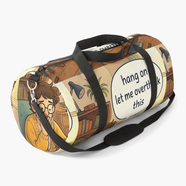 Item preview, Hold on let me overthink this Man anxious on chair designed and sold by ZanyPaintbrush.