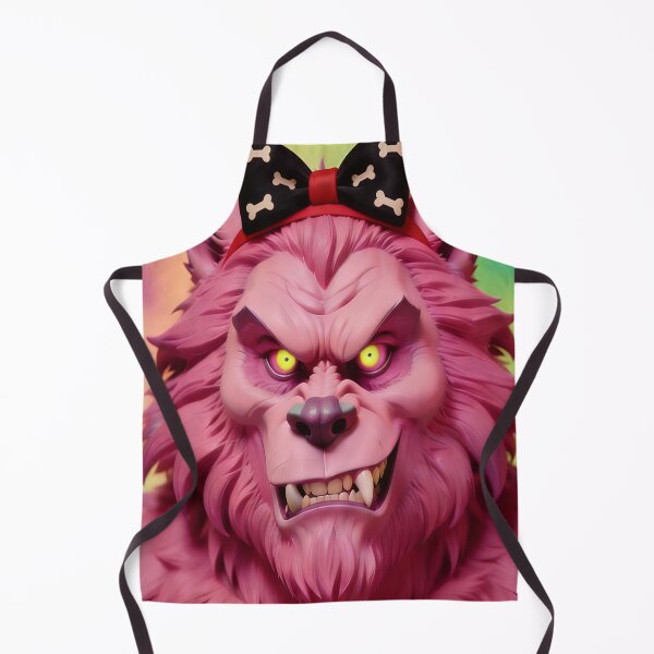 Item preview, Halloween Pink Female Werewolf Classic Monster designed and sold by GaffaDesigns.